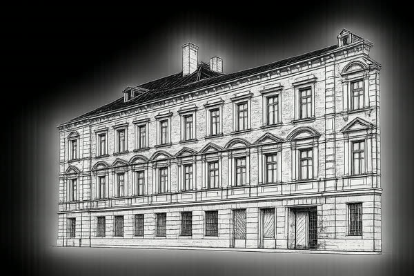 Historisches Königsberger Bernstein-Manufaktur-Gebäude, Sitz der SBM 1926–1945, italienische Neorenaissance, Lindenstraße/Wrangelstraße